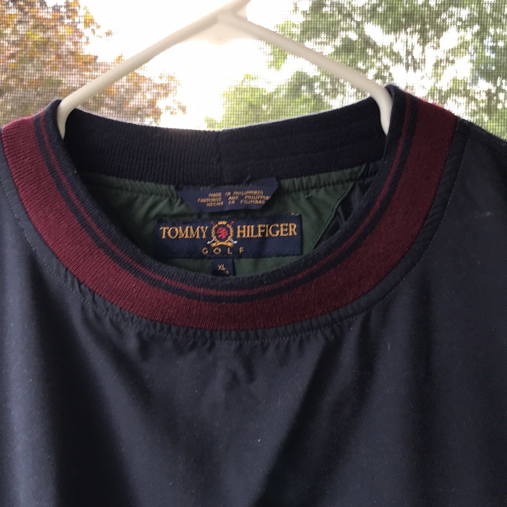 Tommy Hilfiger Green and Black Windbreaker